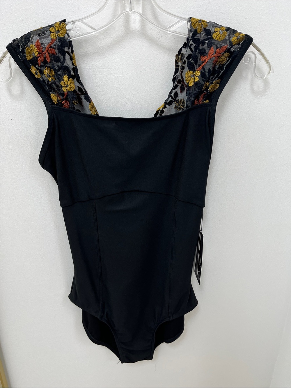 WearMoi black/bronze Gemma leotard size adult medium